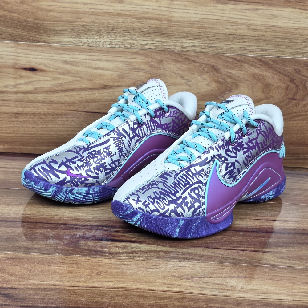 Nike LeBron XXII Frozen Grapes Basketball Shoes Mens Size 6 Women's Size 7.5 New - Picture 2 of 8